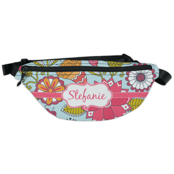 Custom Wild Flowers Fanny Pack - Classic Style (Personalized)