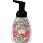 Wild Flowers Foam Soap Bottle - Black (Personalized)