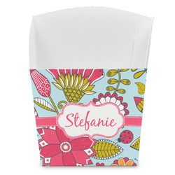 Wild Flowers French Fry Favor Boxes (Personalized)