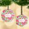 Wild Flowers Frosted Glass Ornament - MAIN PARENT