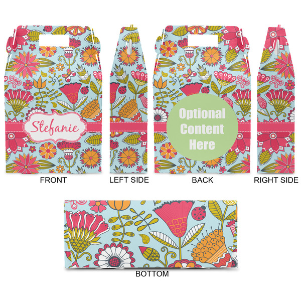 Wild Flowers Gable Favor Box - Approval