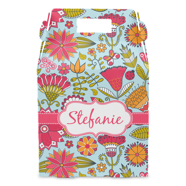 Wild Flowers Gable Favor Box - Front