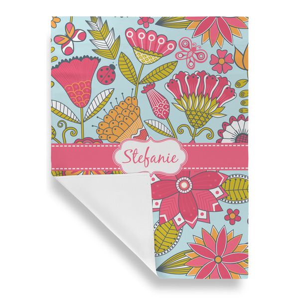 Wild Flowers Garden Flags - Large - Single Sided - FRONT FOLDED