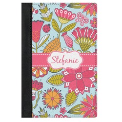 Wild Flowers Genuine Leather Passport Cover (Personalized)