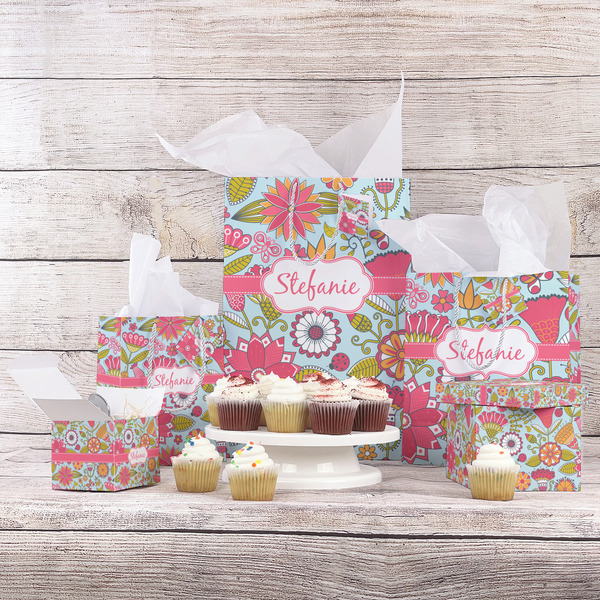 Wild Flowers Gift Bags - In Context