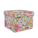 Wild Flowers Gift Box with Lid - Canvas Wrapped - Medium (Personalized)