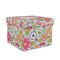 Wild Flowers Gift Boxes with Lid - Canvas Wrapped - Medium - Front/Main