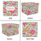 Wild Flowers Gift Boxes with Lid - Canvas Wrapped - Small - Approval