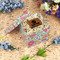 Wild Flowers Gift Boxes with Lid - Canvas Wrapped - Small - In Context
