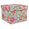 Wild Flowers Gift Boxes with Lid - Canvas Wrapped - X-Large - Front/Main