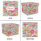 Wild Flowers Gift Boxes with Lid - Canvas Wrapped - XX-Large - Approval