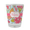 Wild Flowers Glass Shot Glass - 1.5 oz - Single (Personalized)
