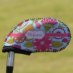 Wild Flowers Golf Club Iron Cover (Personalized)