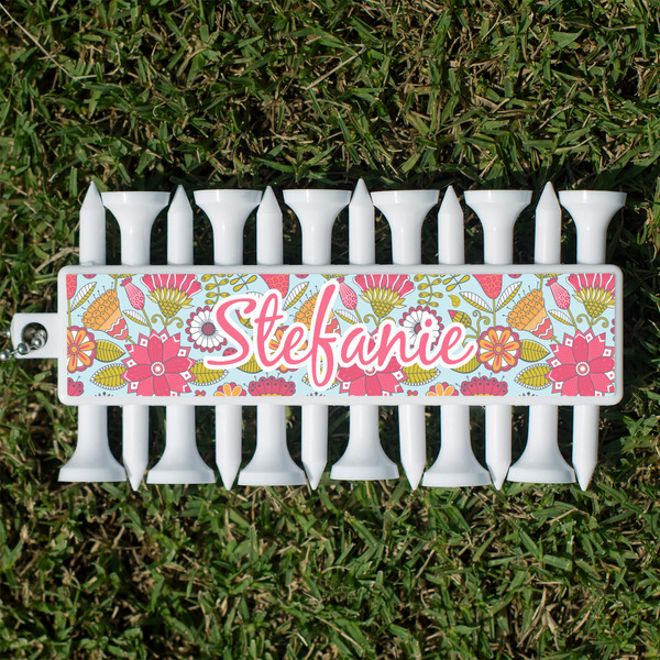 Custom Wild Flowers Golf Tees & Ball Markers Set (Personalized)