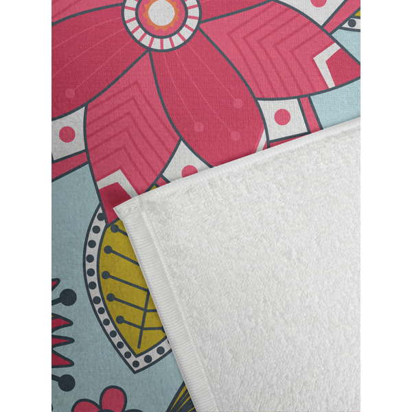 Wild Flowers Golf Towel - Detail