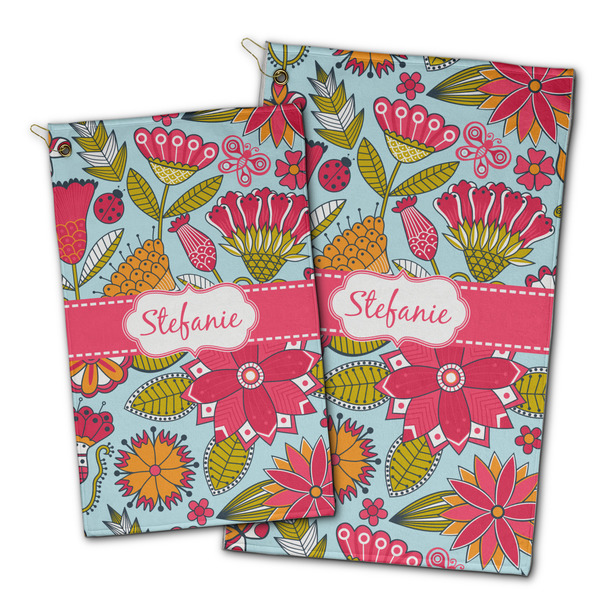 Wild Flowers Golf Towel - PARENT (small and large)