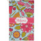 Wild Flowers Golf Towel - Poly-Cotton Blend - Small w/ Name or Text