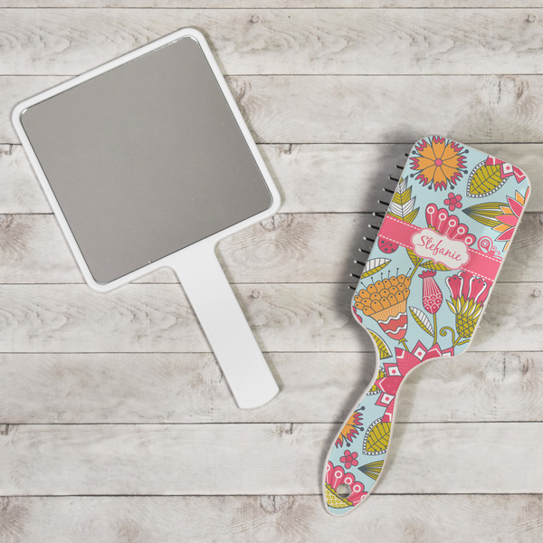 Wild Flowers Hair Brush - In Context