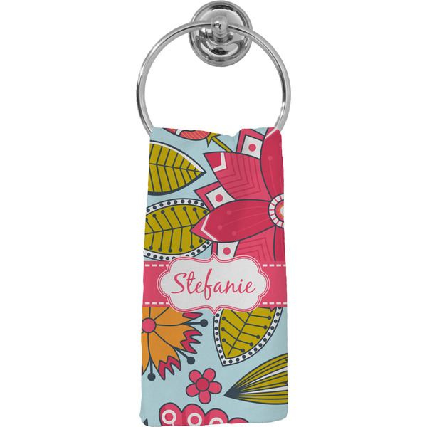 Custom Wild Flowers Hand Towel - Full Print (Personalized)