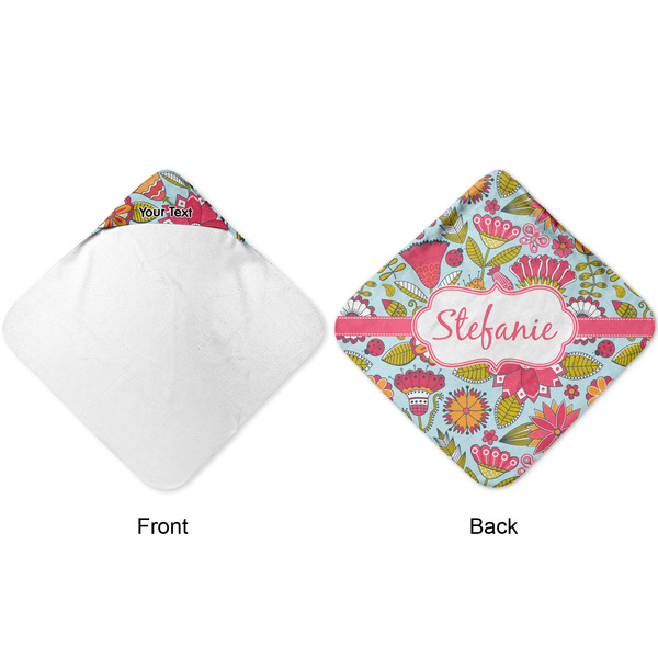 Wild Flowers Hooded Baby Towel- Approval
