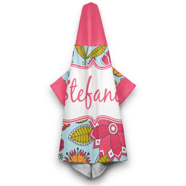 Wild Flowers Hooded Towel - Hanging