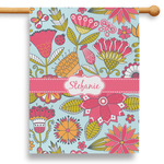Wild Flowers 28" House Flag (Personalized)