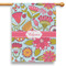 Wild Flowers 28" House Flag - Double Sided (Personalized)