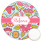 Wild Flowers Icing Circle - Large - Front