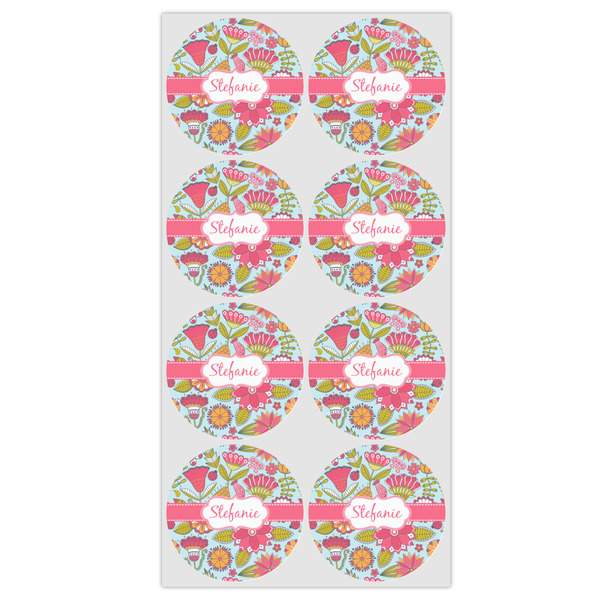 Wild Flowers Icing Circle - Medium - Set of 8