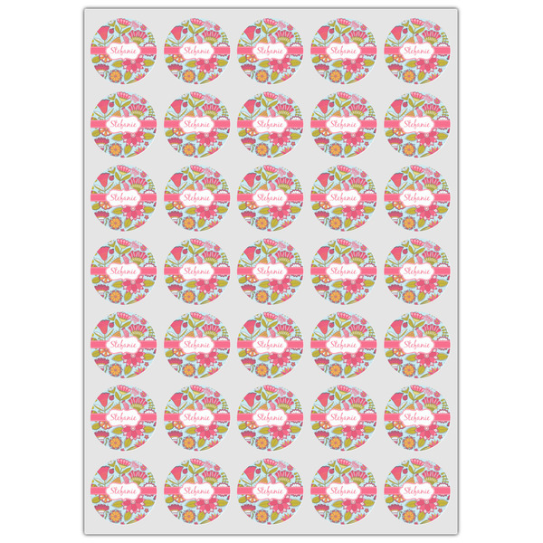 Wild Flowers Icing Circle - XSmall - Set of 35