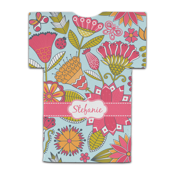 Wild Flowers Jersey Bottle Cooler - BACK (flat)