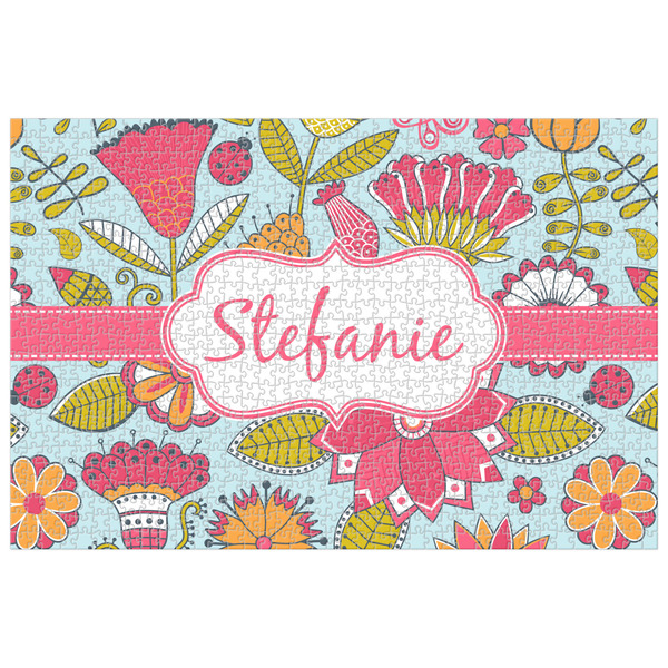 Custom Wild Flowers Jigsaw Puzzle - 1000-piece (Personalized)
