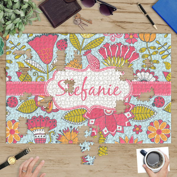 Wild Flowers Jigsaw Puzzle 1014 Piece - In Context