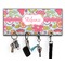 Wild Flowers Key Hanger w/ 4 Hooks w/ Name or Text