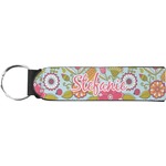 Wild Flowers Neoprene Keychain Fob (Personalized)