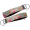 Wild Flowers Key-chain - Metal and Nylon - Front and Back