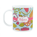 Wild Flowers Plastic Kids Mug (Personalized)