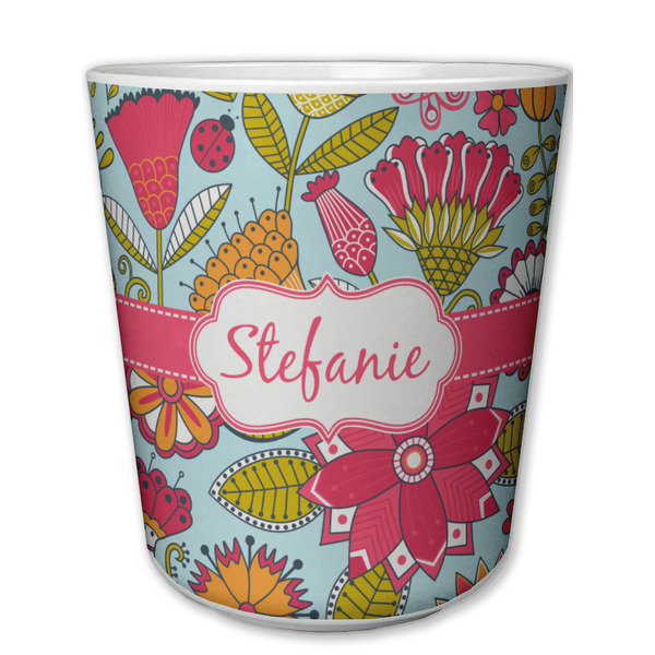 Custom Wild Flowers Plastic Tumbler 6oz (Personalized)