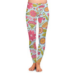 Wild Flowers Ladies Leggings - 2X-Large