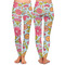 Wild Flowers Ladies Leggings - Front and Back