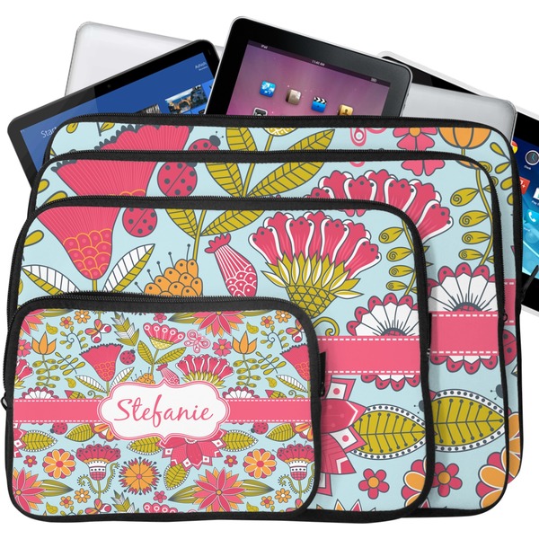 Wild Flowers Laptop Case Sizes
