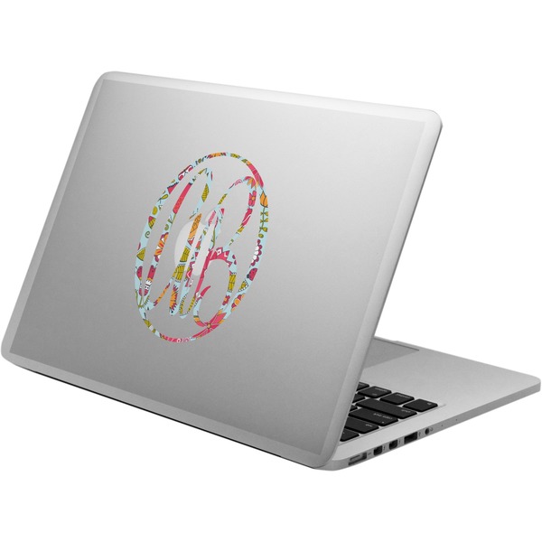 Custom Wild Flowers Laptop Decal (Personalized)