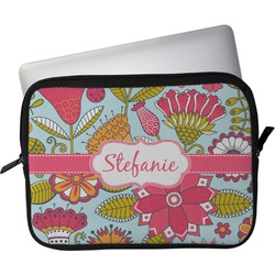 Wild Flowers Laptop Sleeve / Case (Personalized)