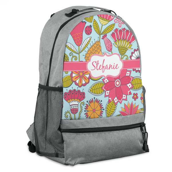 Custom Wild Flowers Backpack (Personalized)