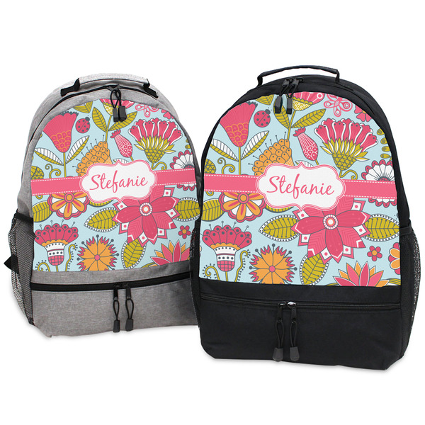 Wild Flowers Large Backpacks - Both