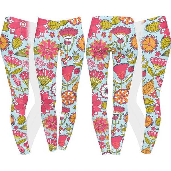 Wild Flowers Leggings Turn Around - Apvl