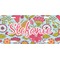 Wild Flowers Front License Plate (Personalized)