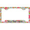 Wild Flowers License Plate Frame - Style C (Personalized)