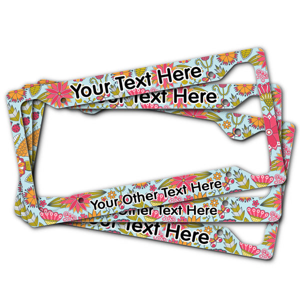 Wild Flowers License Plate Frames - (PARENT MAIN)
