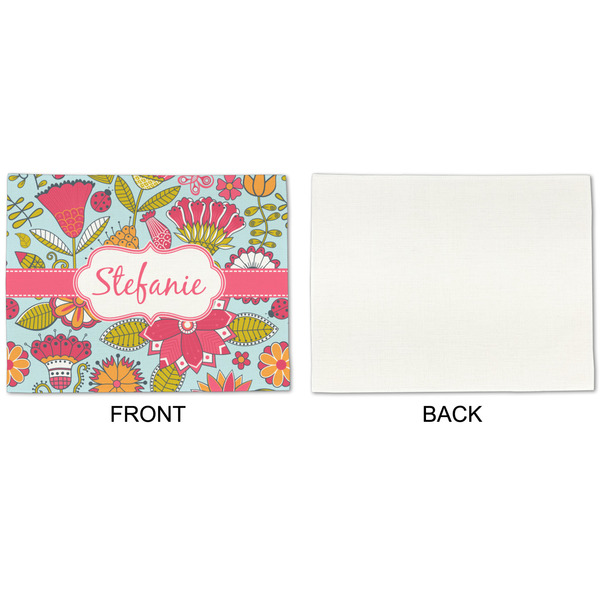 Wild Flowers Linen Placemat - APPROVAL Single (single sided)